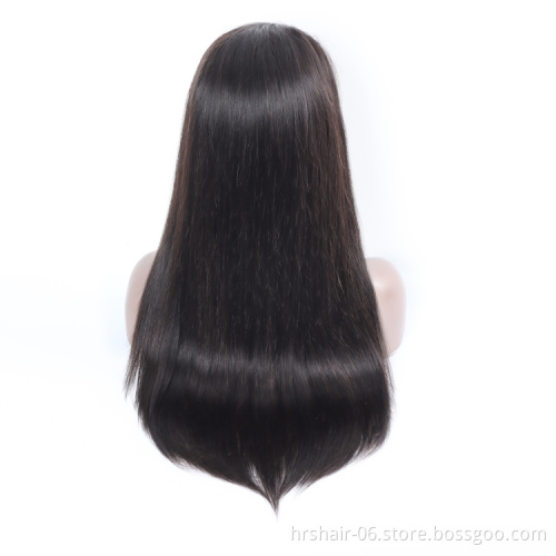 hair extension European virgin hair customized colors straight 13*1 lace wig